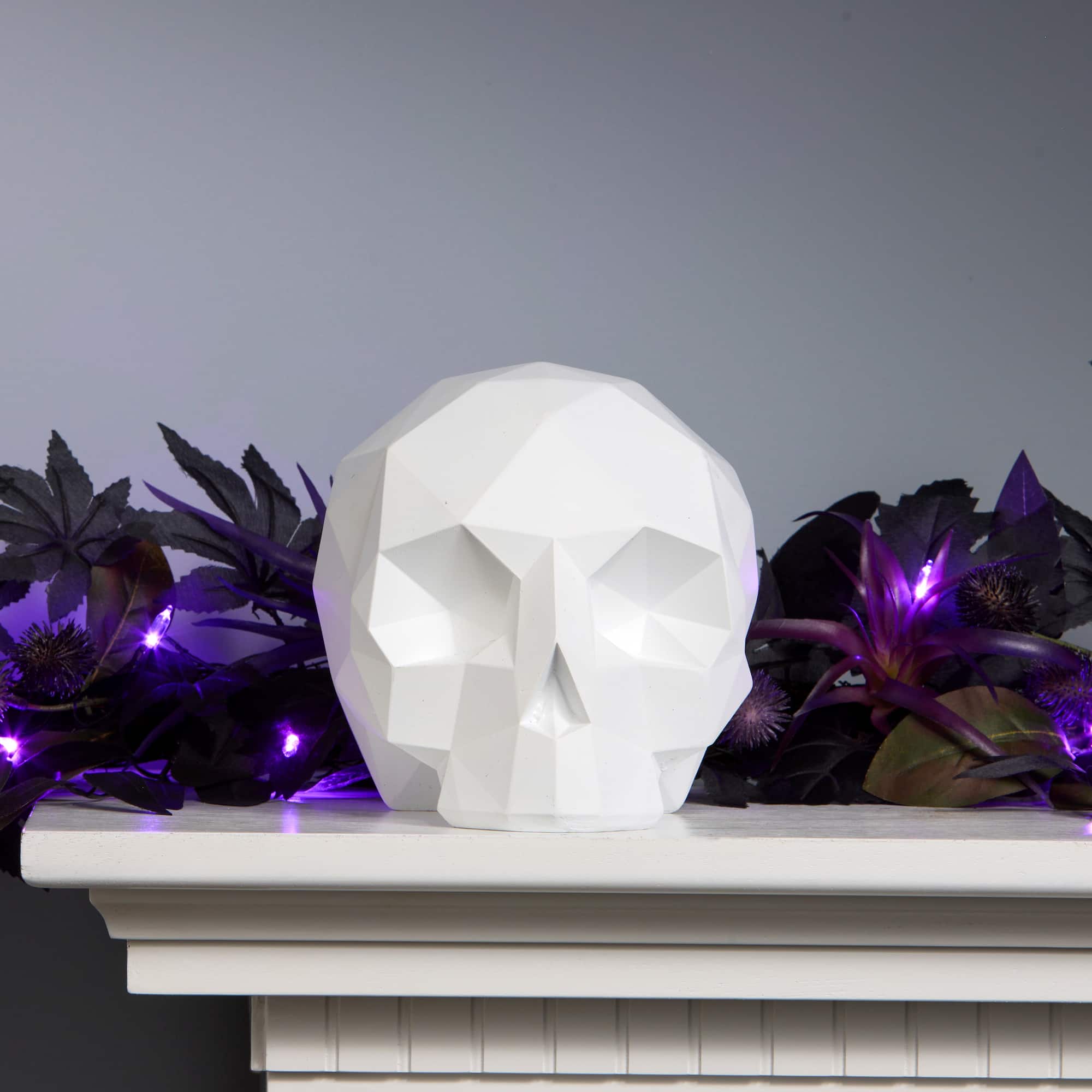 6" Origami Skull Tabletop Figurine